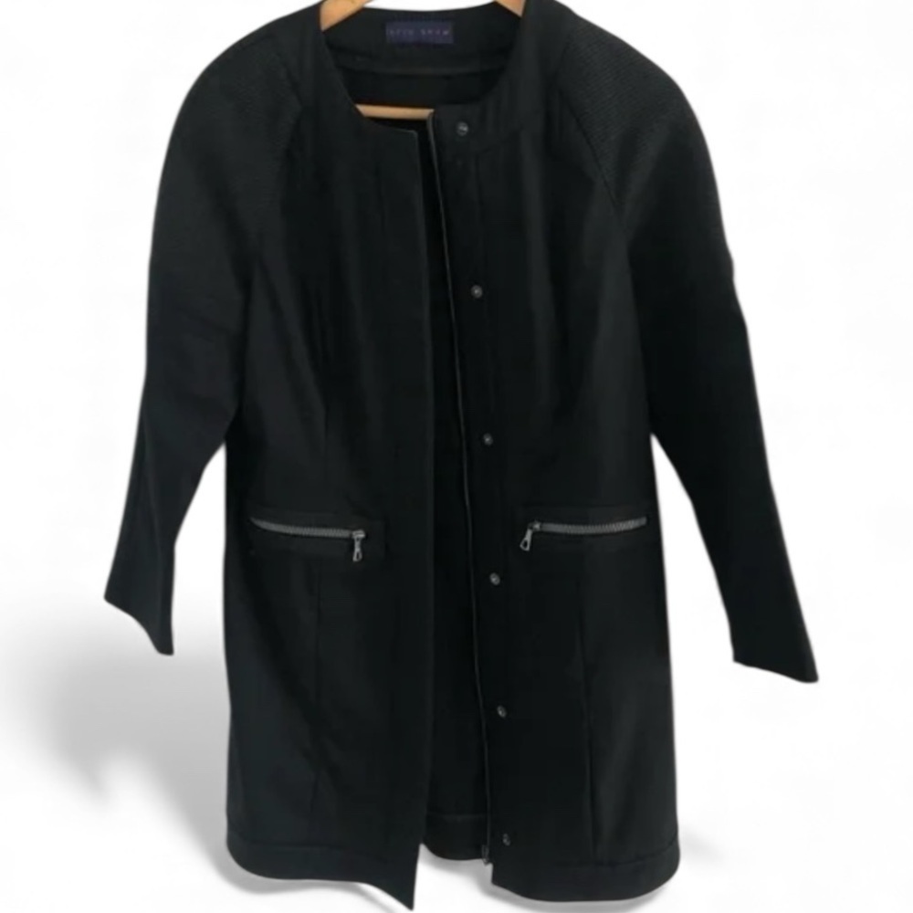 Size XS Erin Snow Kelsey twill long line jacket in excellent like-new condition